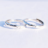 The Classic Adjustable Couple Ring Band (Pair)