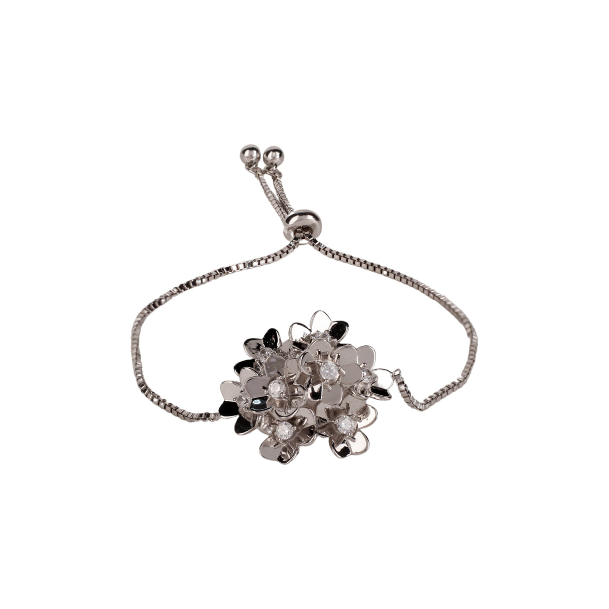 Silver Bloom Bracelet