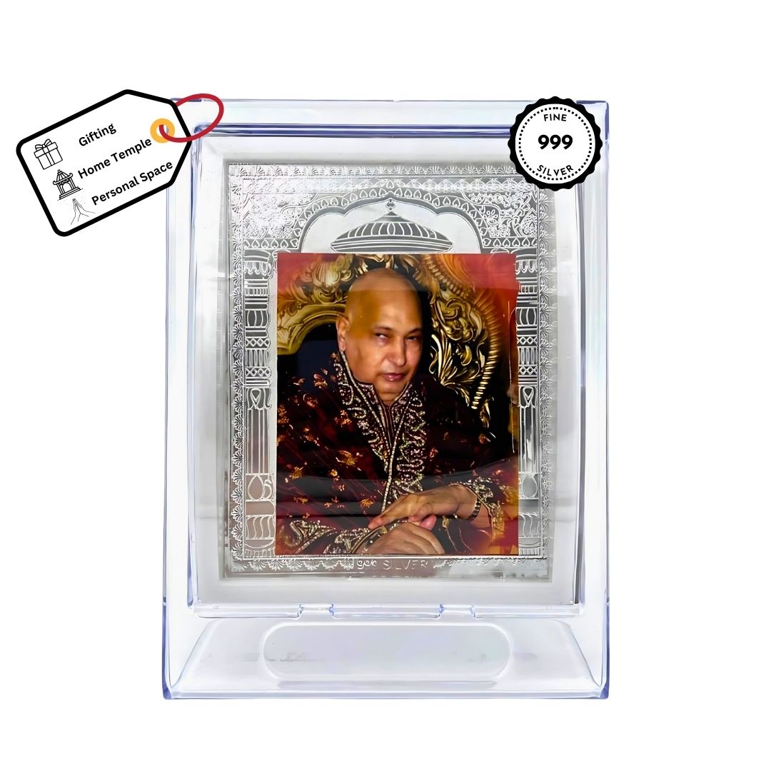 Guruji Silver Frame (999 Pure Silver)