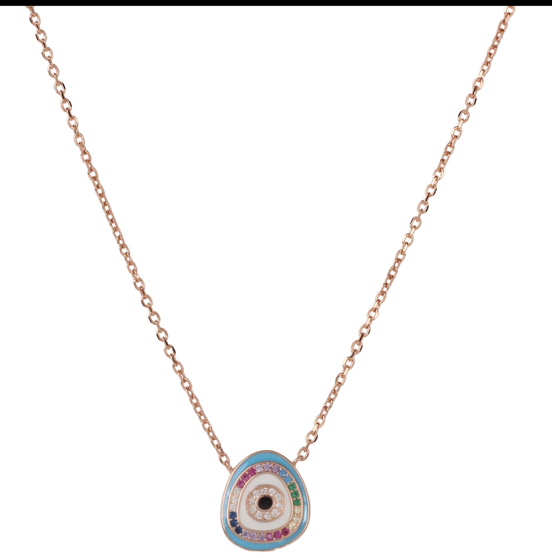 Layered Rose Gold Plated Circle Necklace By Joy by Corrine Smith |  notonthehighstreet.com