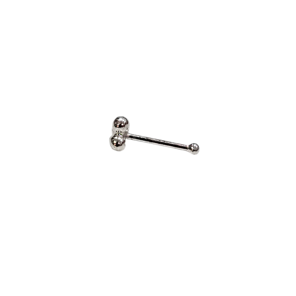 The Silver Clover Nose Pin