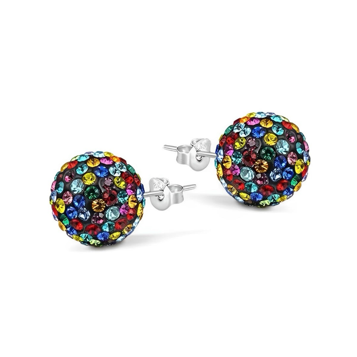 Shining Disco Ball Studs