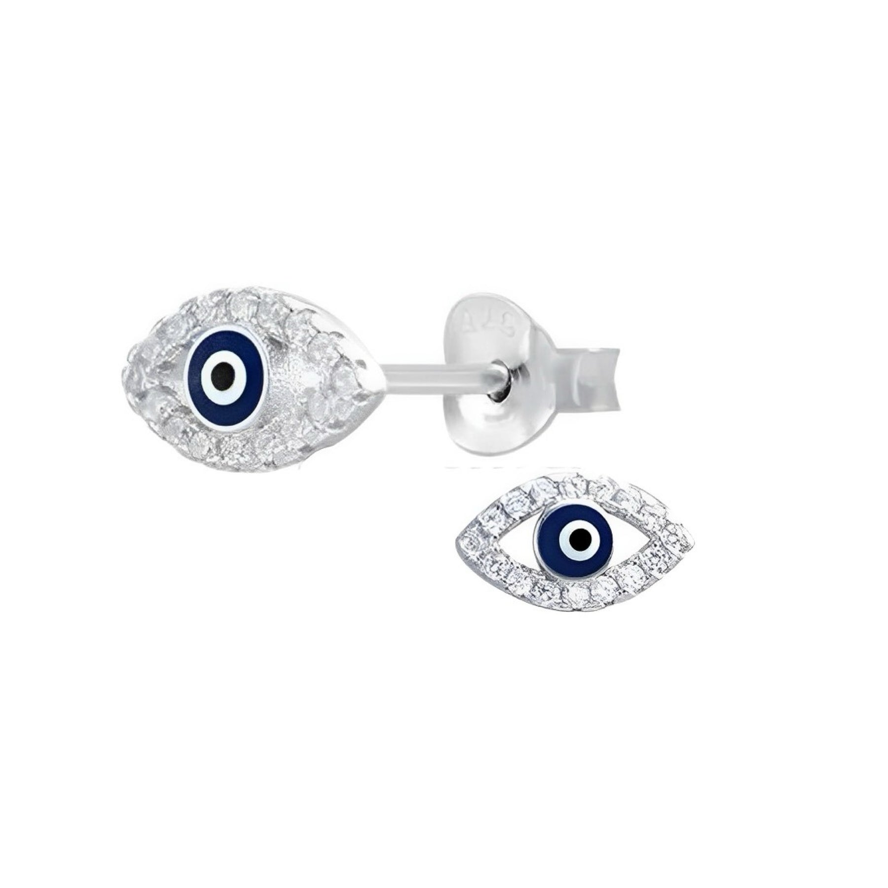 Evil Eye Ear Studs