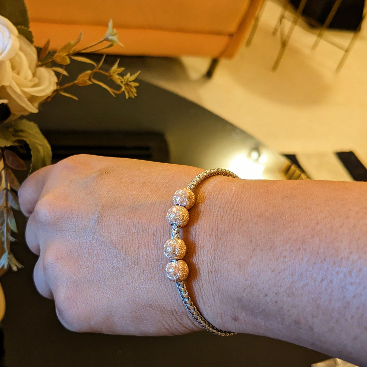 Beads Bling Adjustable Bracelet