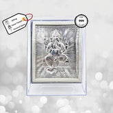 Ganeshji Silver Frame (999 Pure Silver)