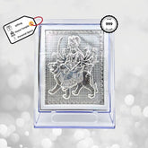 Durga Maa Silver Frame (999 Pure Silver)