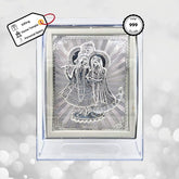 Radha Krishna Silver Frame (999 Pure Silver)