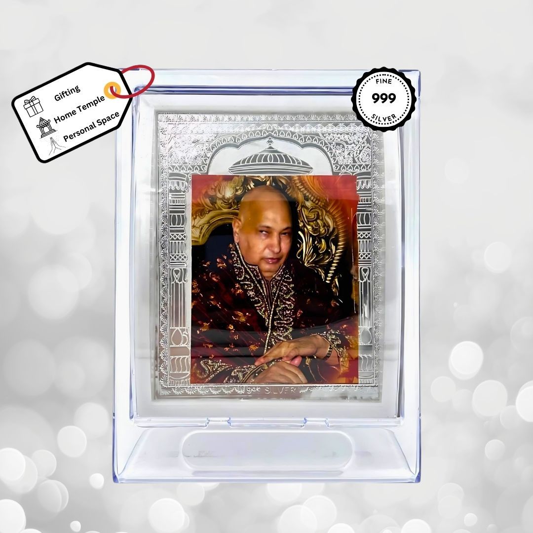 Guruji Silver Frame (999 Pure Silver)