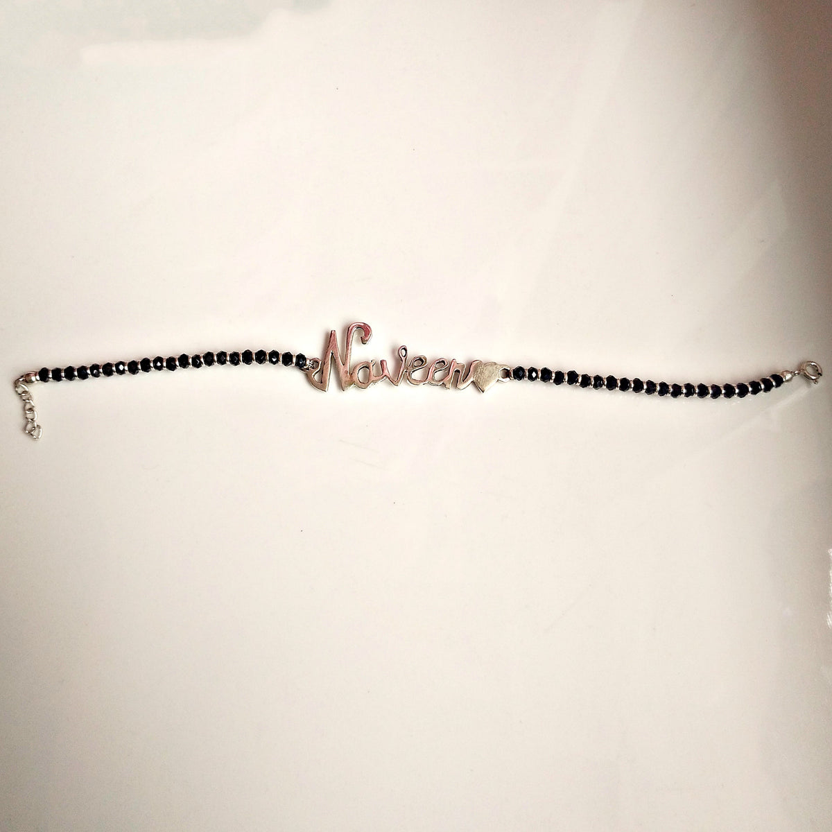 Customised Name Stencil Nazariya Bracelet/Anklet