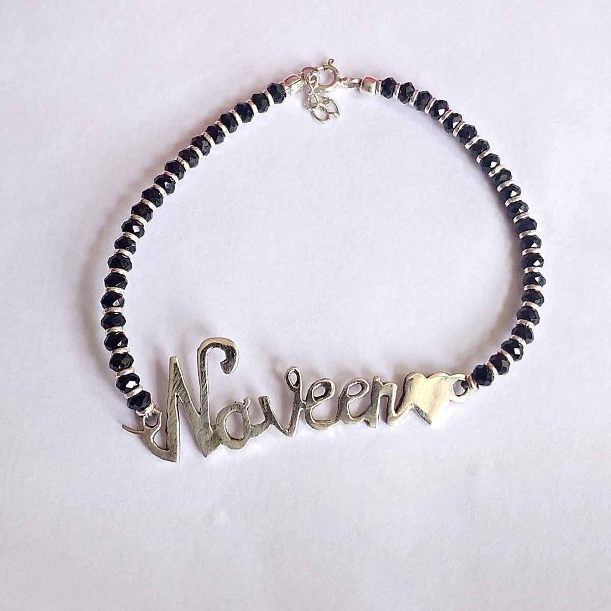 Customised Name Stencil Nazariya Bracelet/Anklet