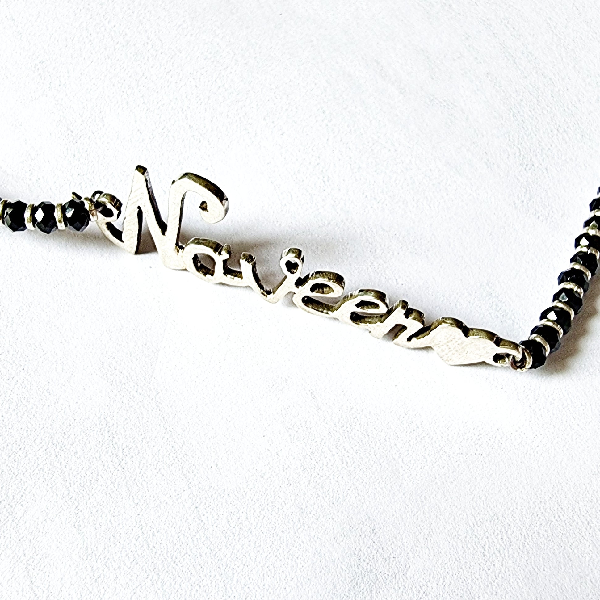 Customised Name Stencil Nazariya Bracelet/Anklet