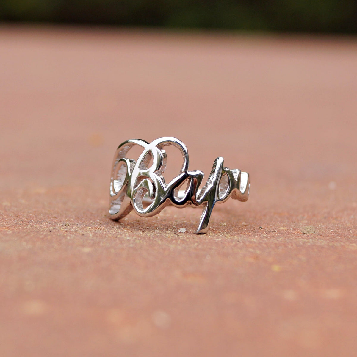Customised Name Stencil Ring