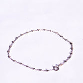 Silver Minimalistic Beaded Anklet (Single/Pair)