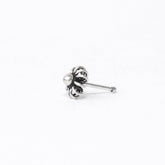 Imperial Silver Flower Nose Pin