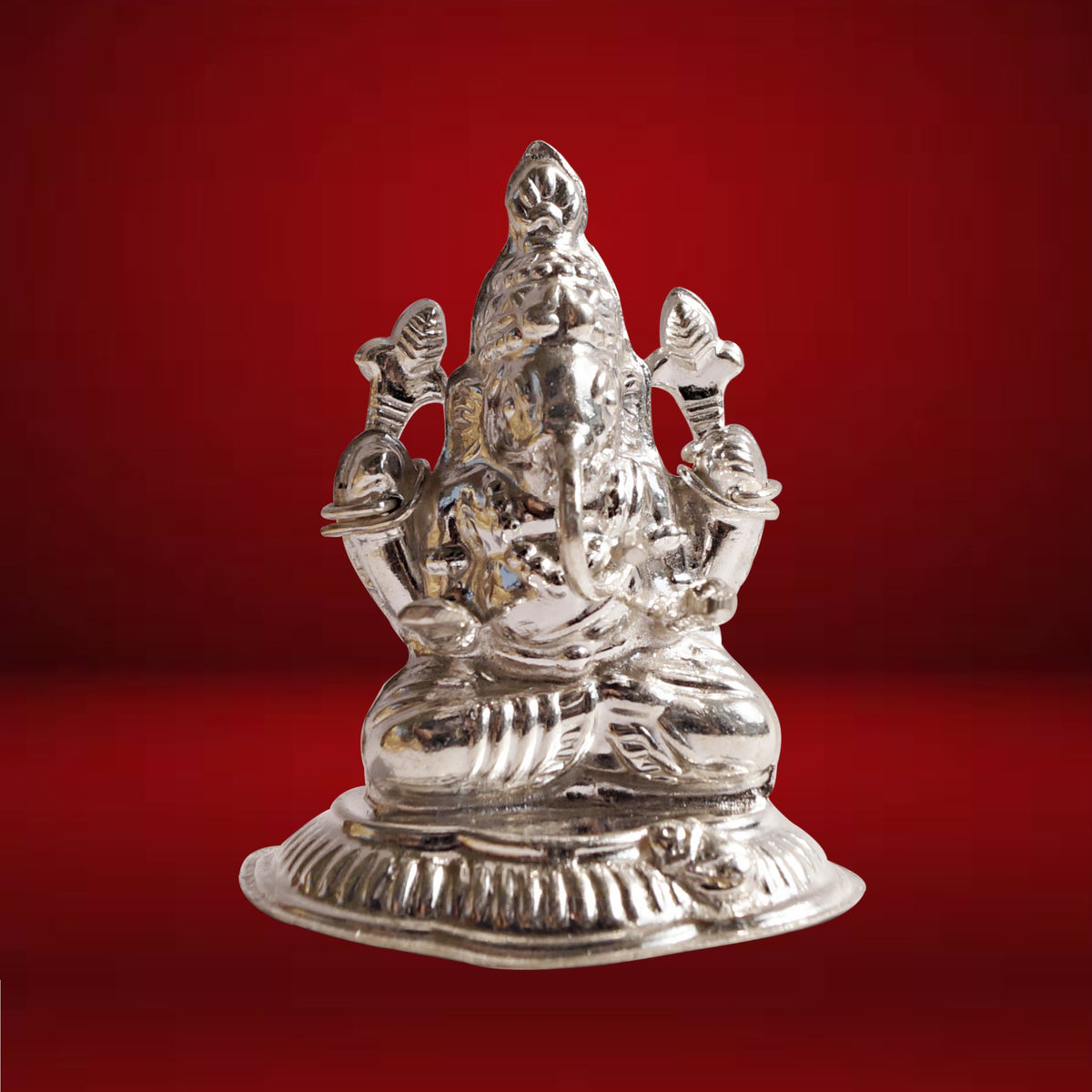 Sterling Silver Lakshmi-Ganesh Murti Set