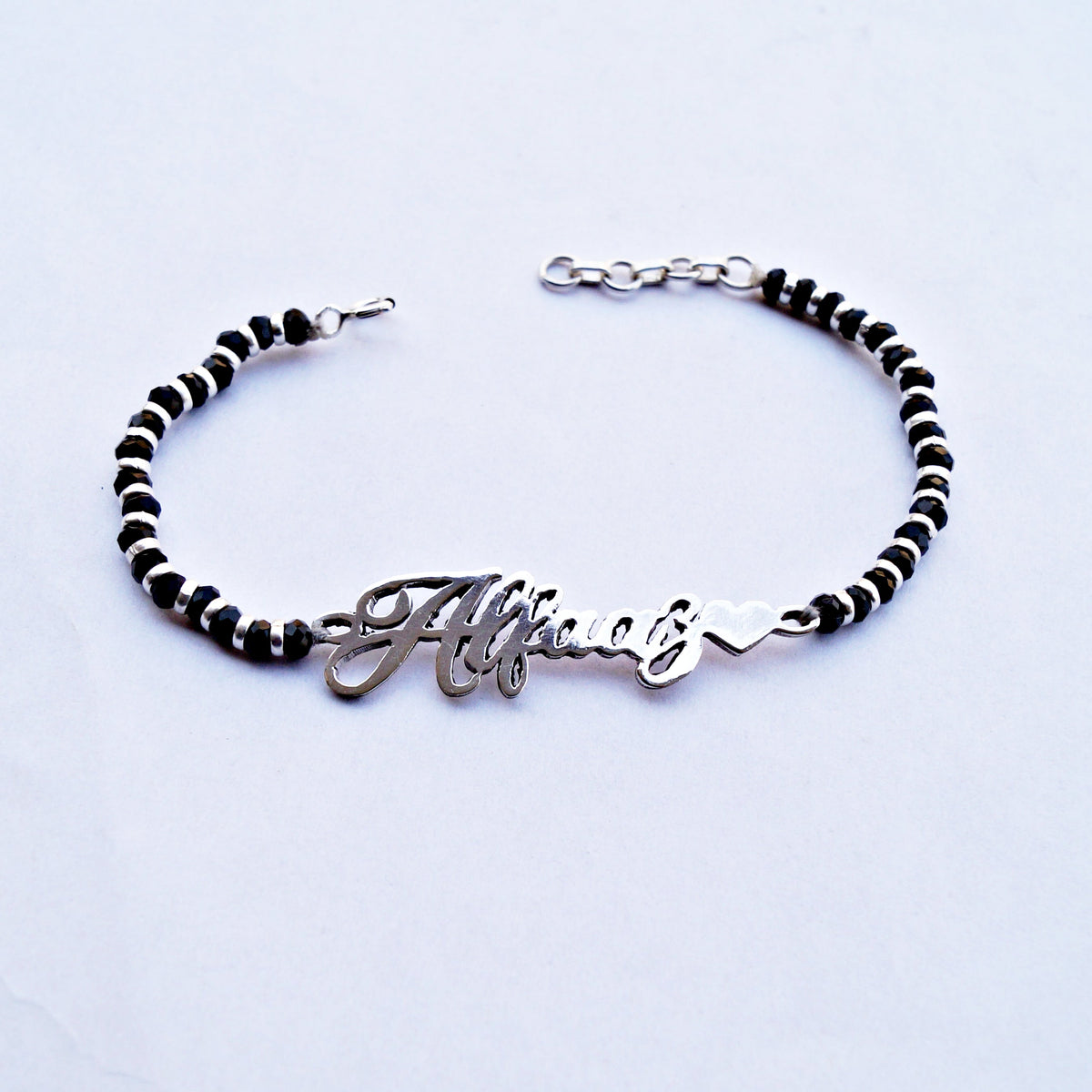 Customised Name Stencil Nazariya Bracelet/Anklet