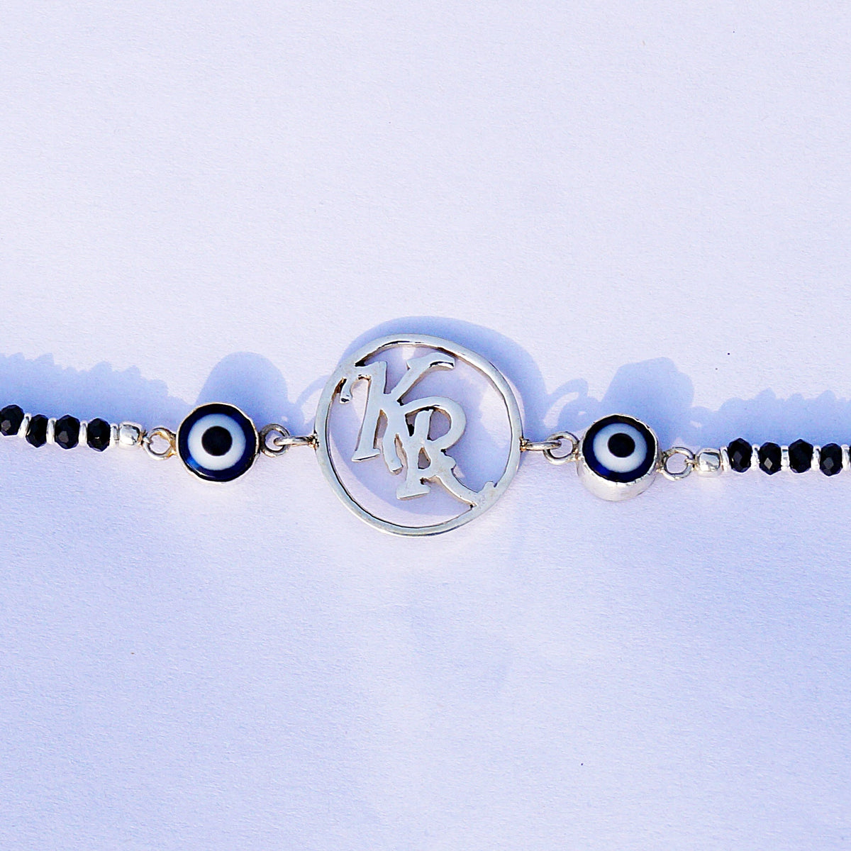 Customised Name Initial Evil Eye Nazariya Bracelet/Anklet