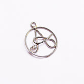 Customised Name Initial Wire Pendant