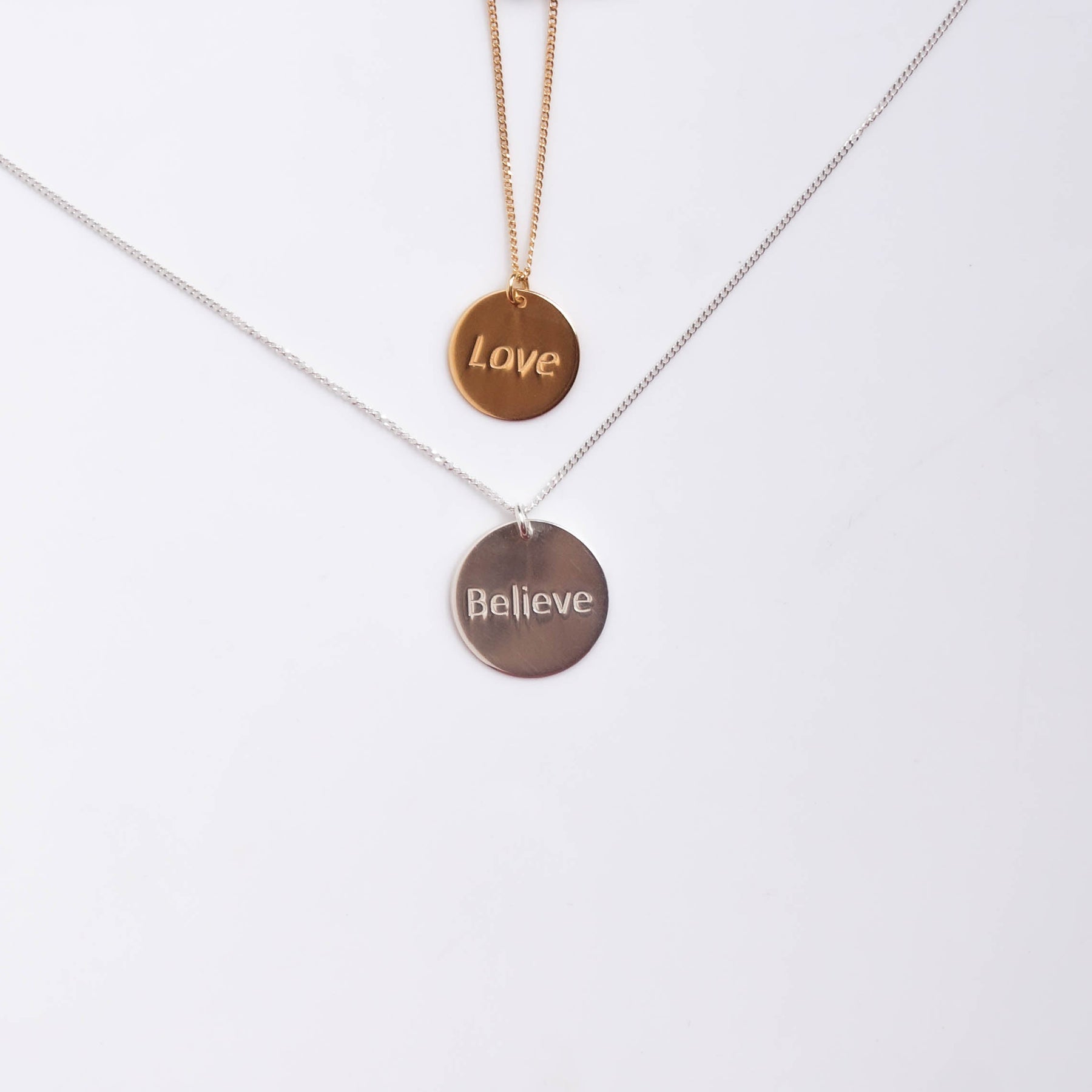 Love/Believe Couple Neck chain