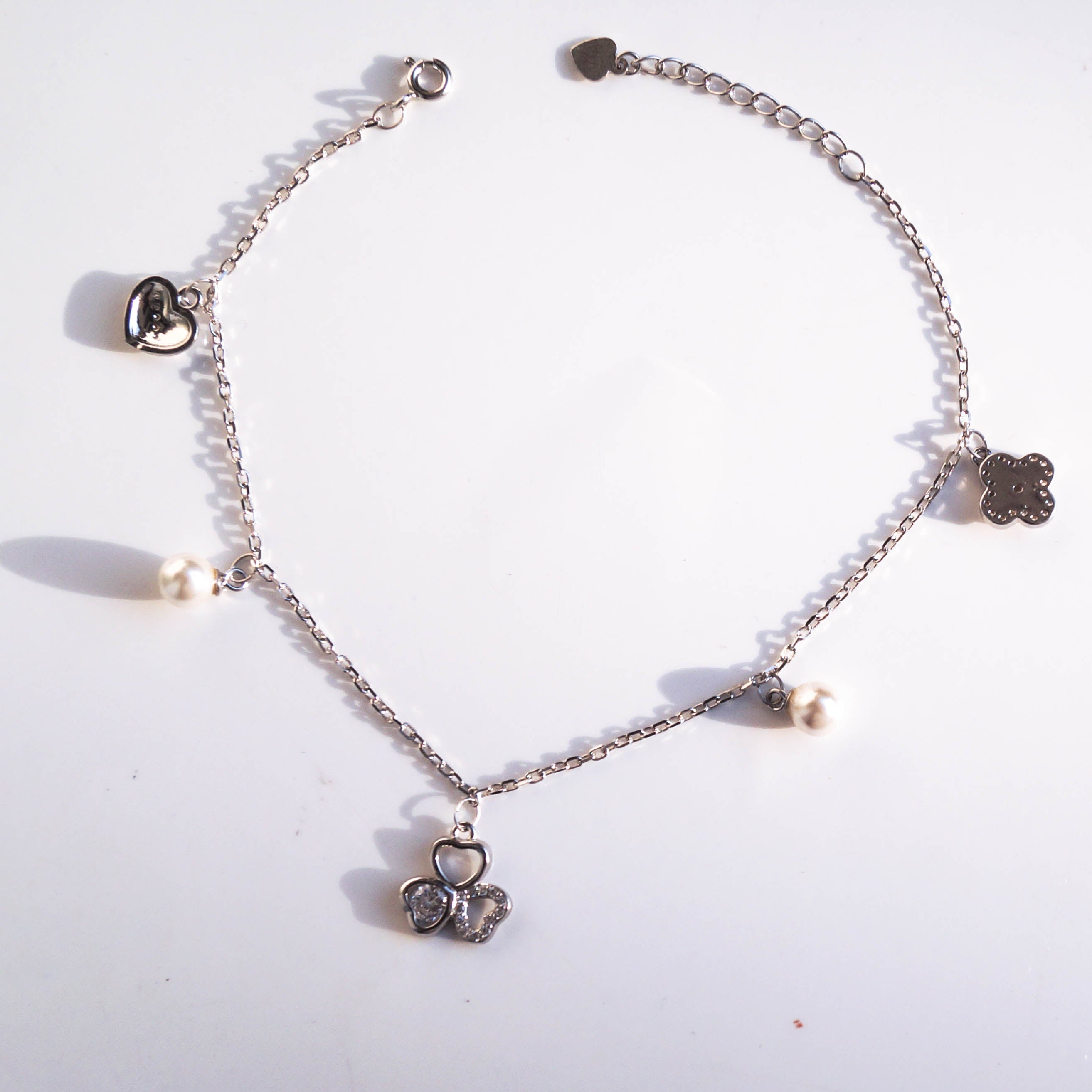 Dainty Pearl Drops Anklet (Single/Pair)