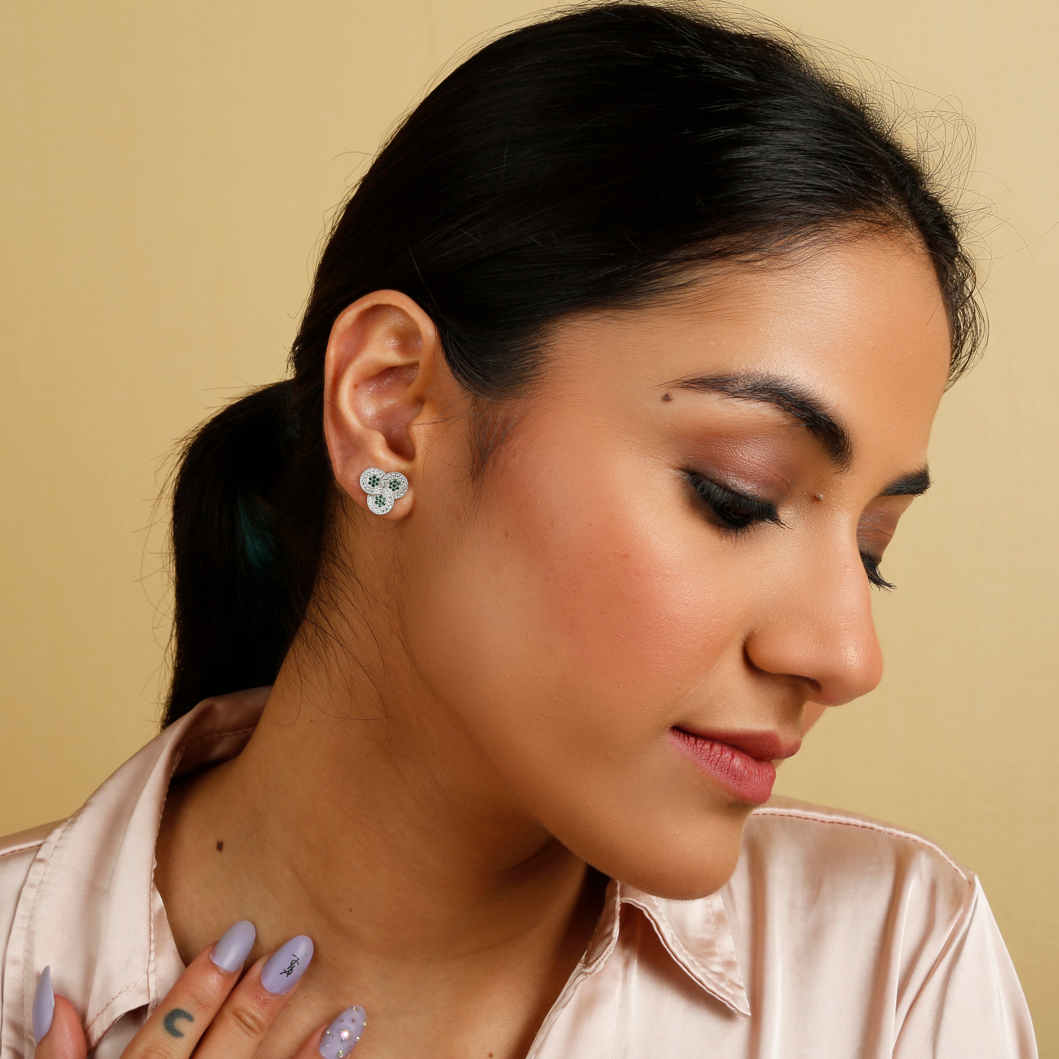 Trinity Stud Earrings