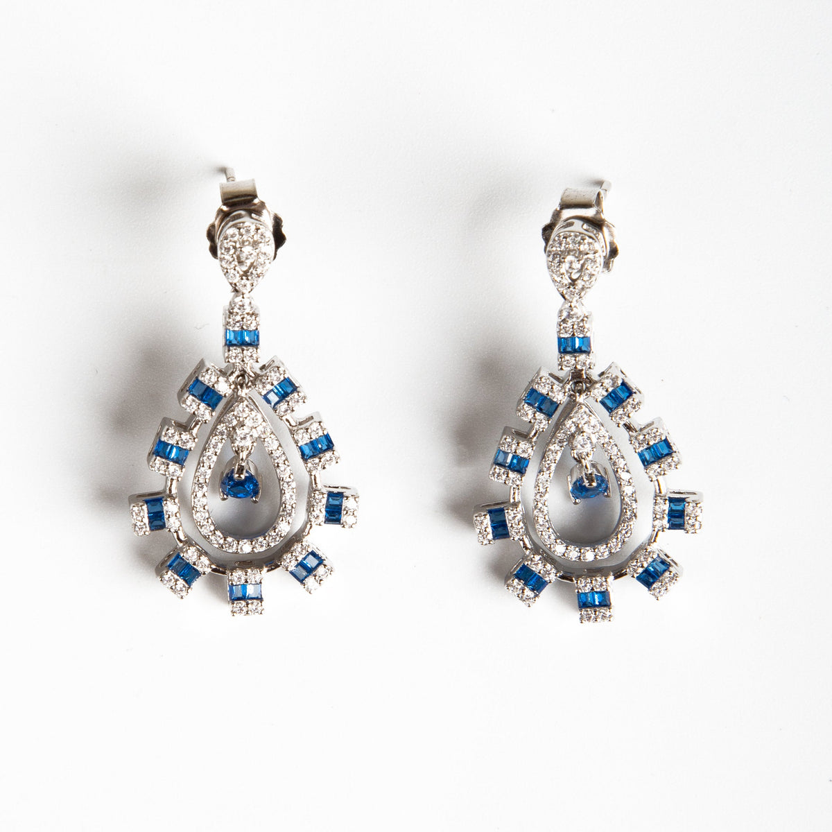 Turquoise Drop Dangler Earrings