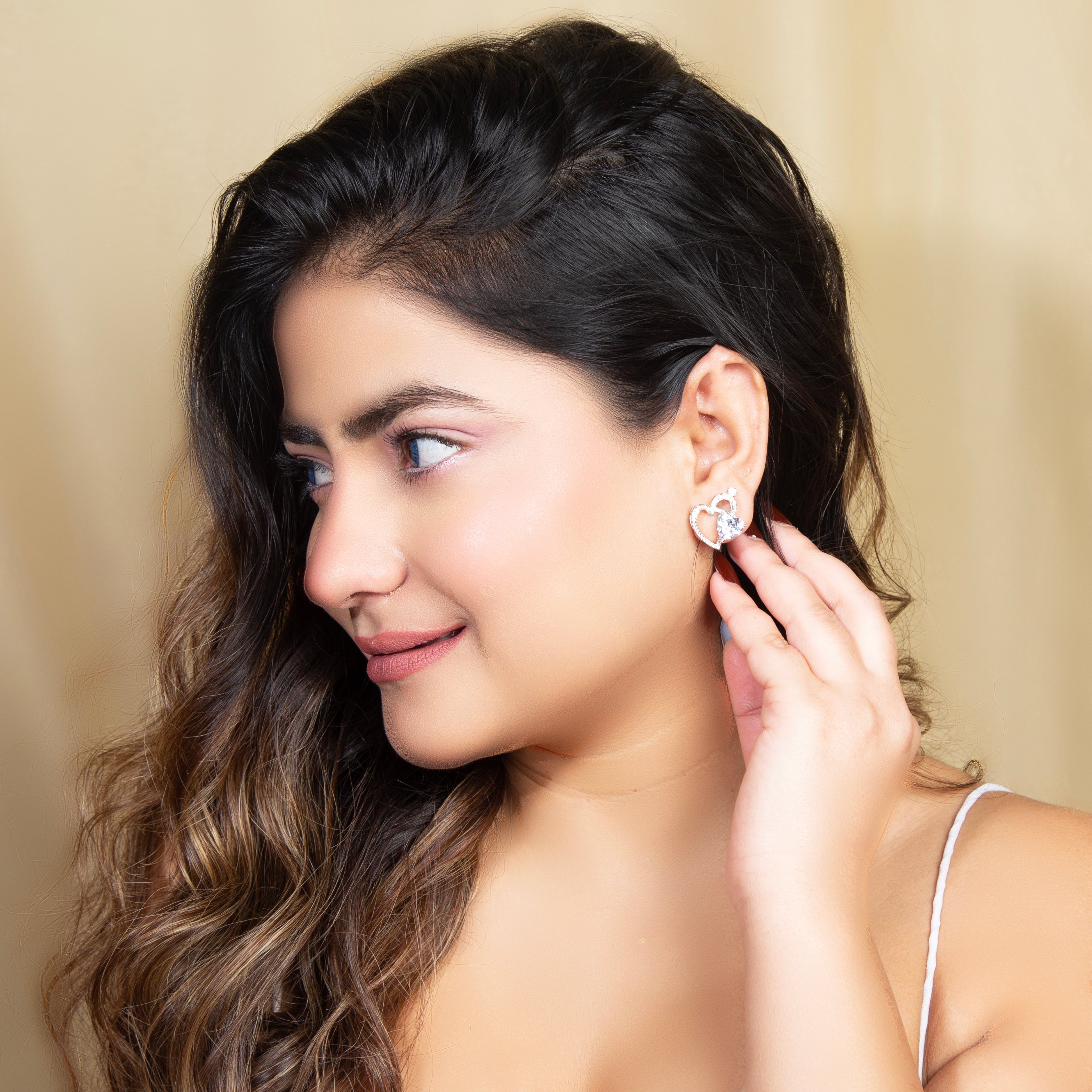 Queen of Hearts Stud Earrings