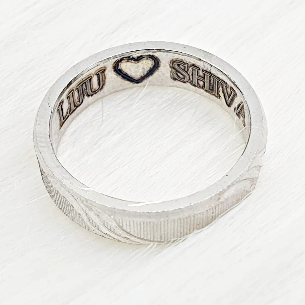 Personalized Ring Name Stainless Steel | Personalized Ring Names Adjustable  - Customized Rings - Aliexpress