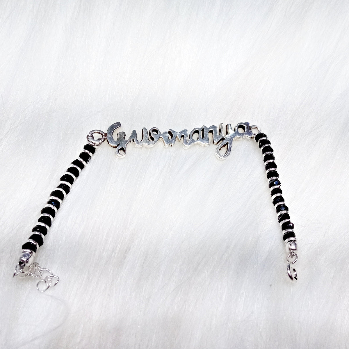 Customised Name Stencil Nazariya Bracelet/Anklet