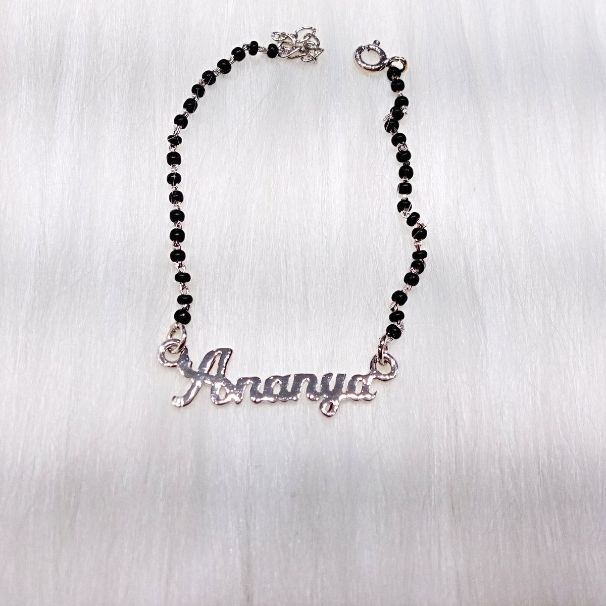 Customised Name Stencil Nazariya Bracelet/Anklet