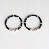 Leather in Silver Baby Bracelet (Single/Pair)