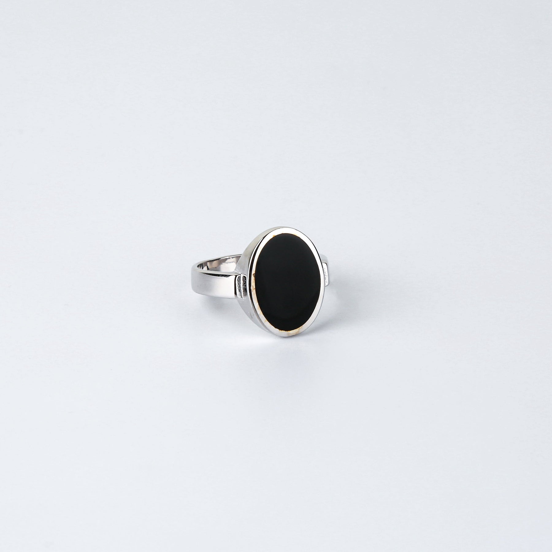The Classic Oval Black Finish Ring
