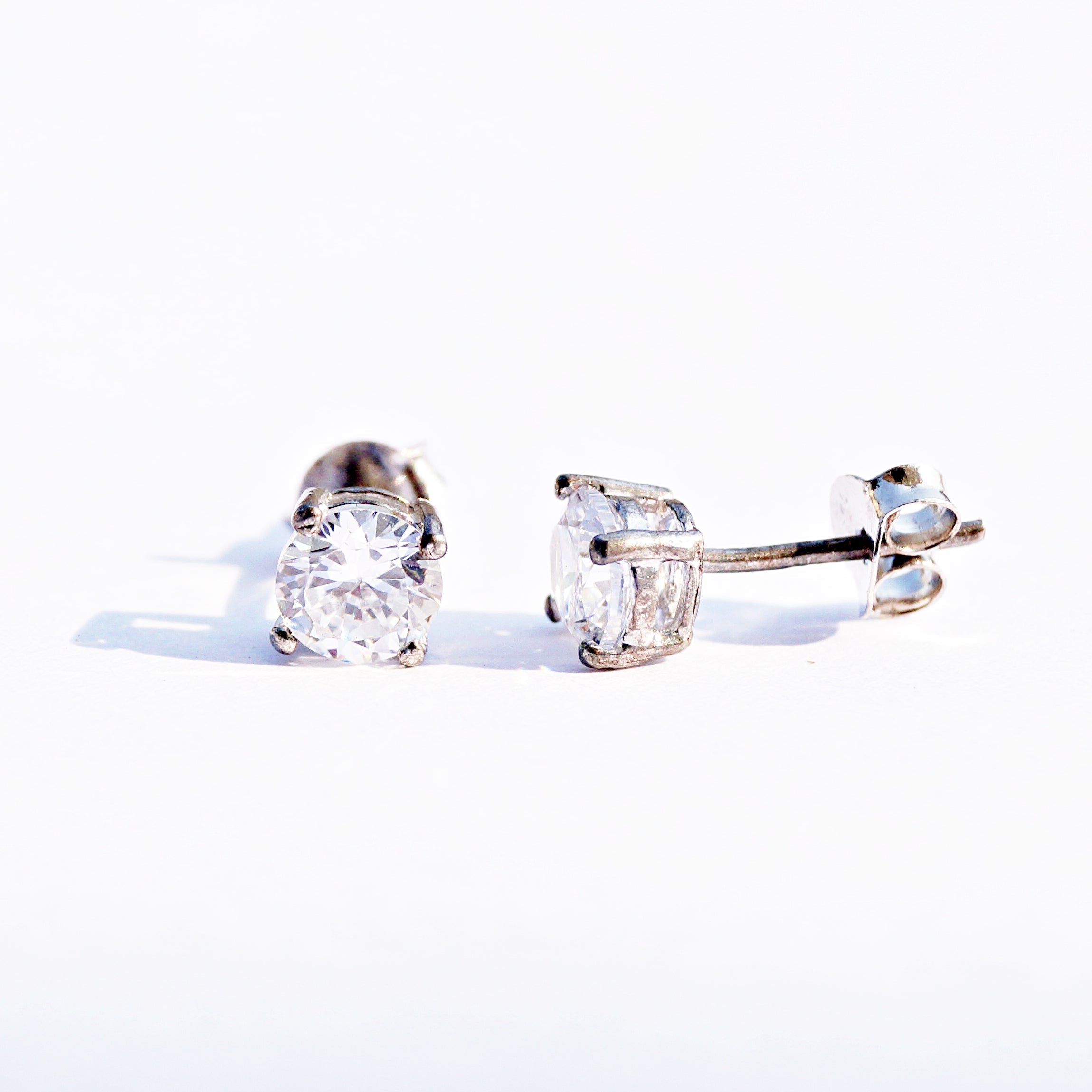 Scintillating Solitaire Studs (5mm)
