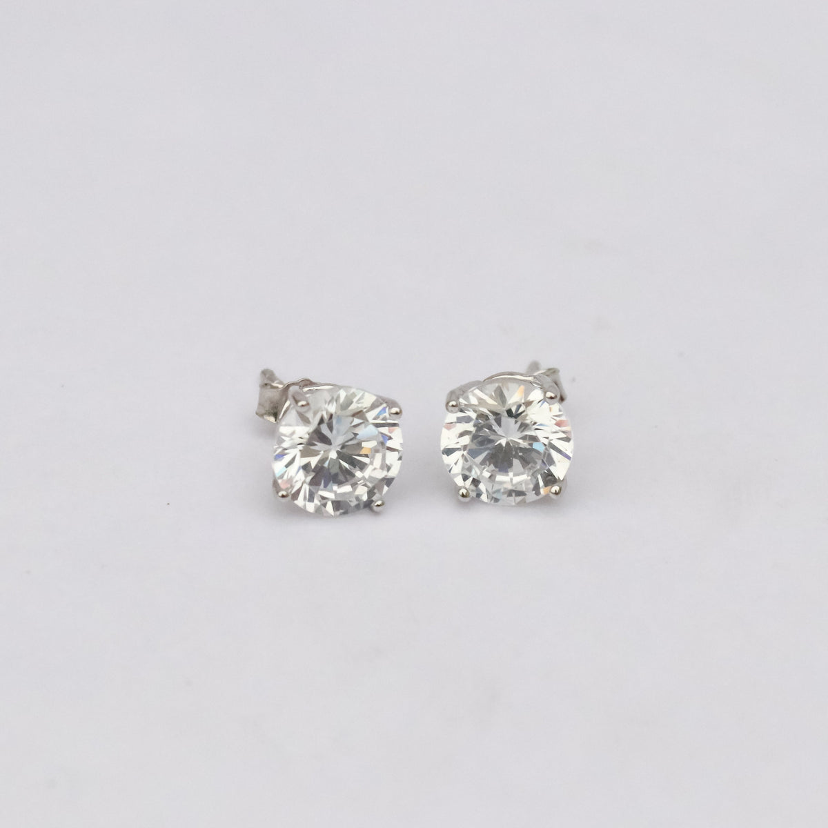 Scintillating Solitaire Studs (7mm)