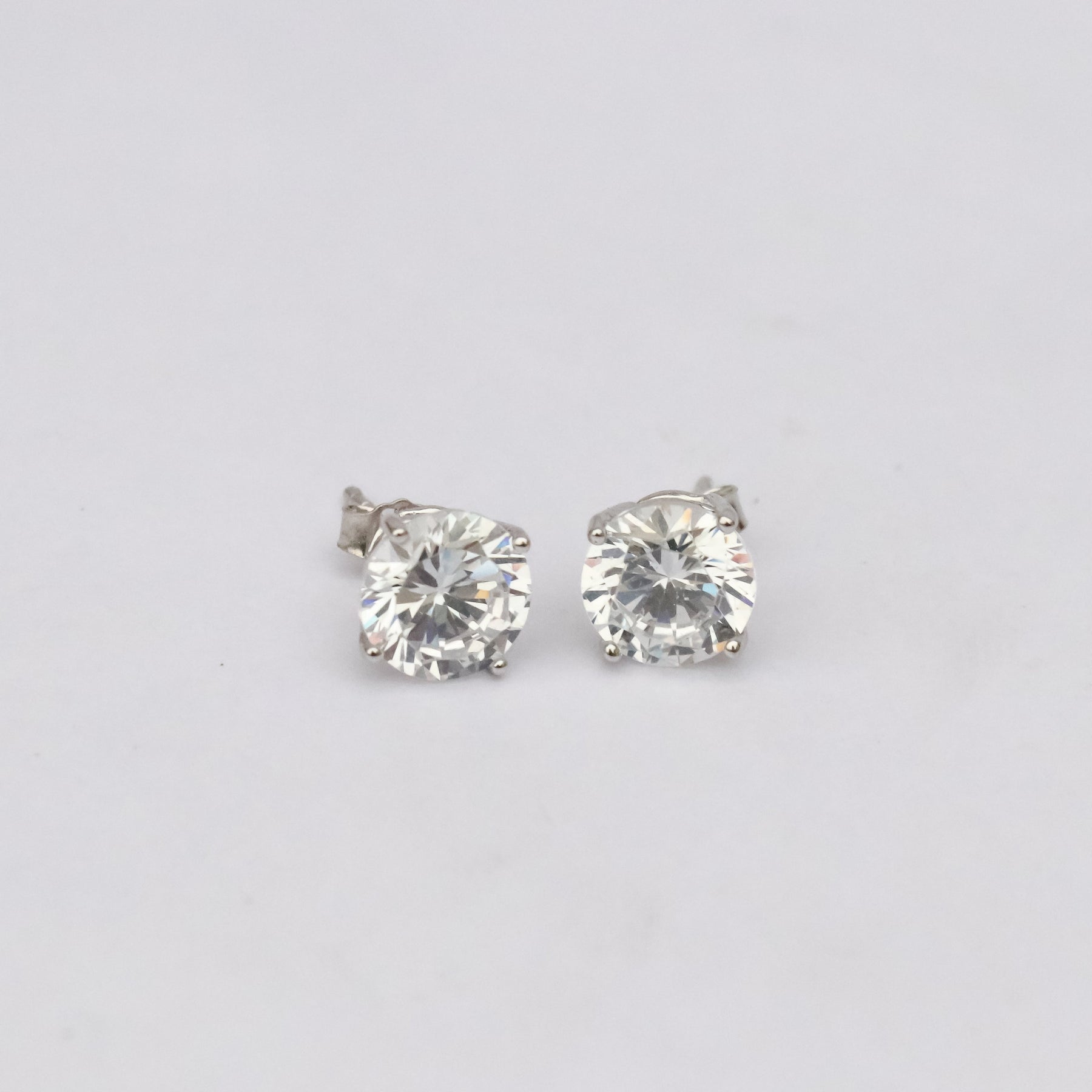 Scintillating Solitaire Studs (7mm)