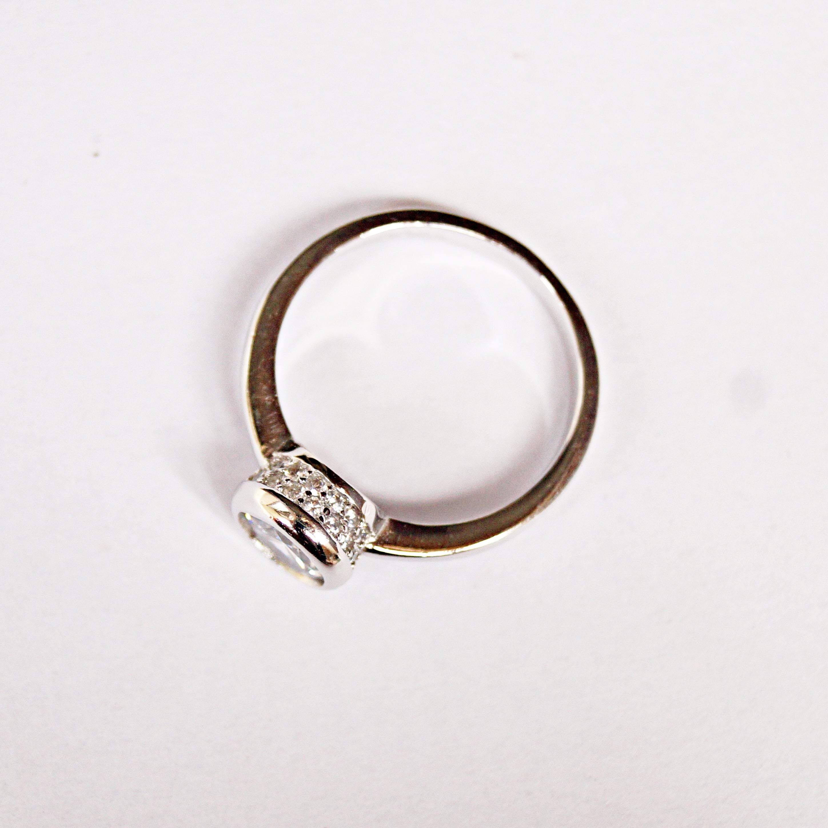 Solitaire Ring with Surprise Diamonds