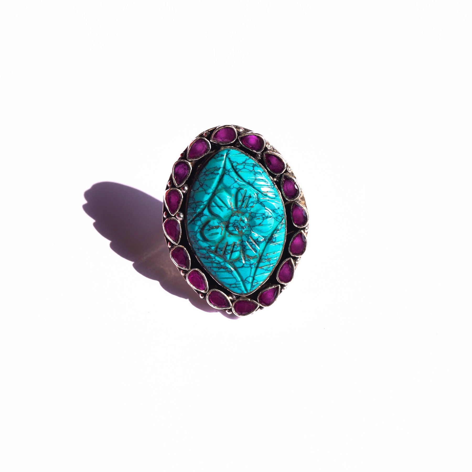 Oval AntiqueStatement Stone Ring