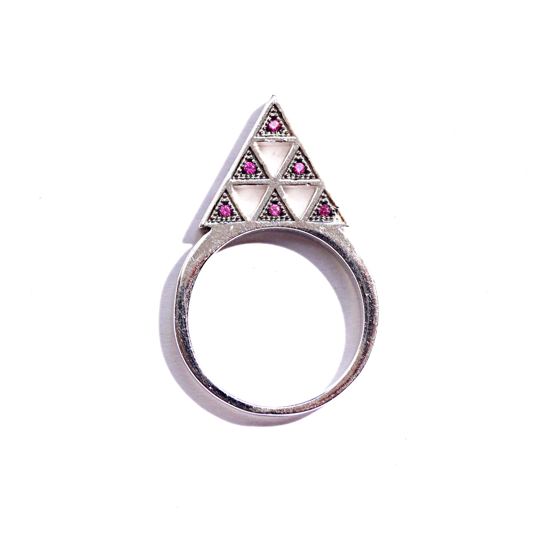 The Defensive Pyramid Fancy Ring