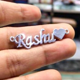 Customised Name Stencil Pendant/Necklace