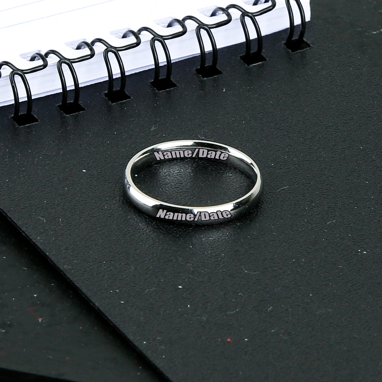Customised Name Carved Ring